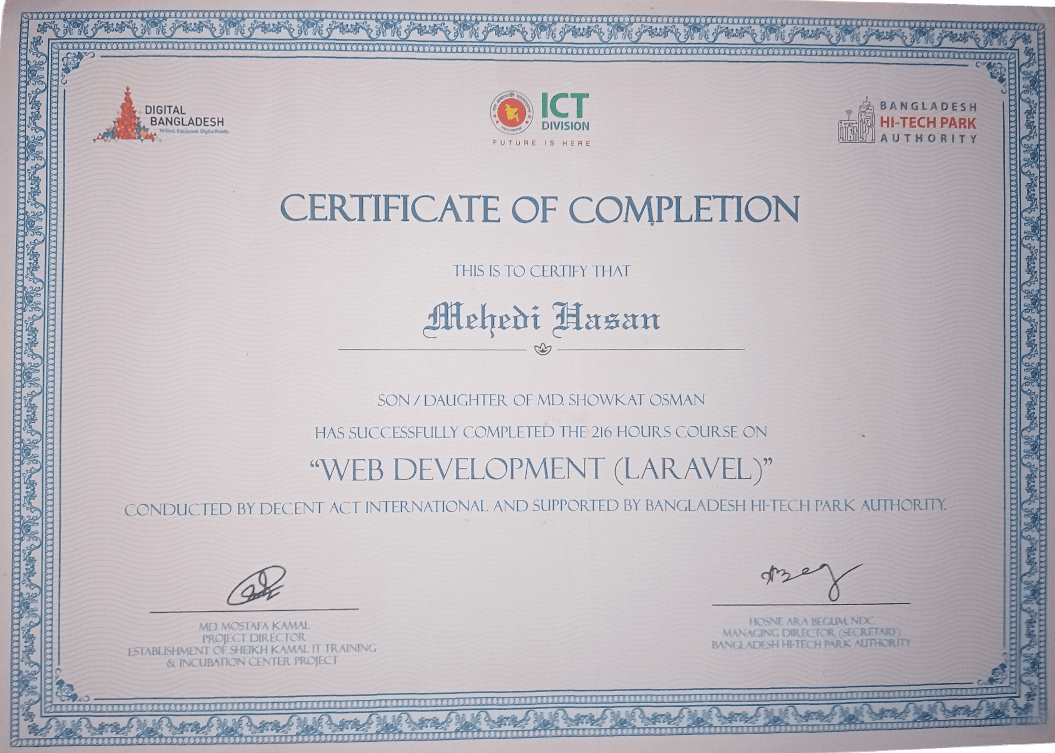 Web Development (Laravel)