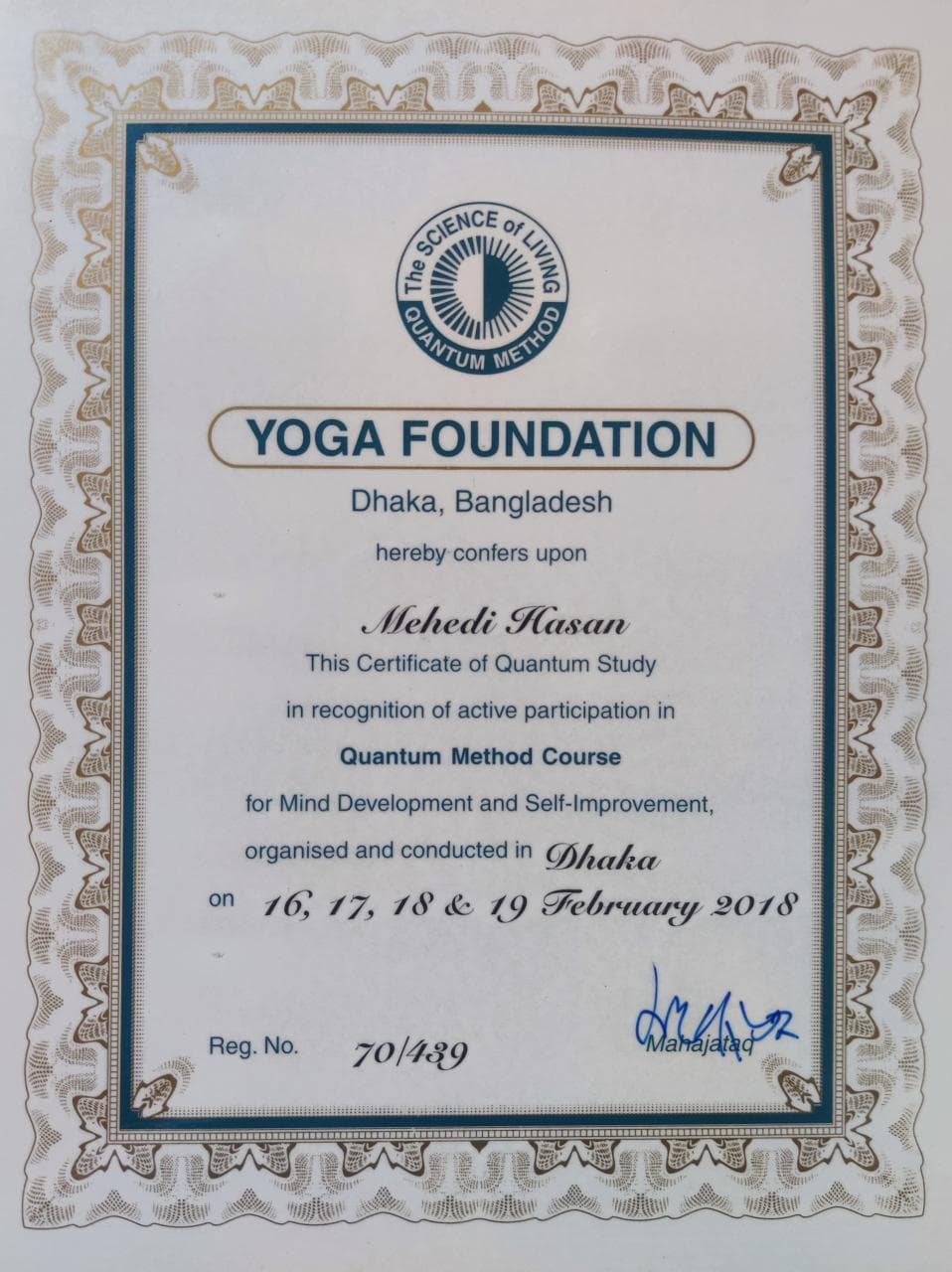 Quantum Method Course